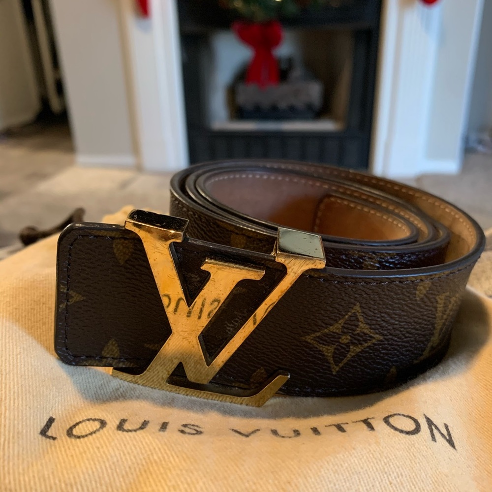 Gently Used Louis Vuitton Monogram Belt